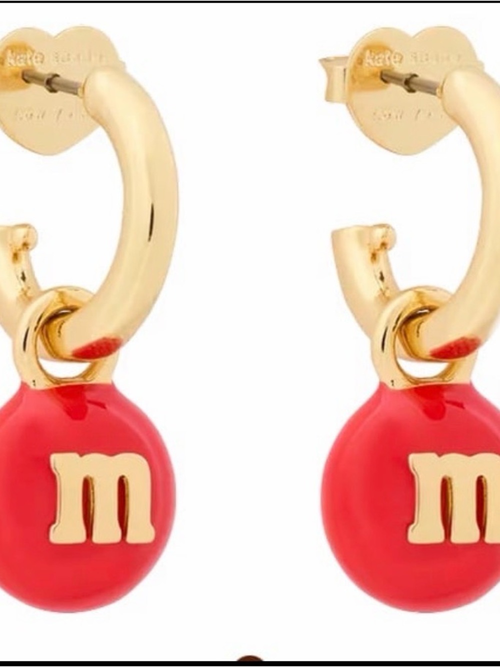 Kate Spade x M&M's Charm Huggies (33) - Picture 3 of 3